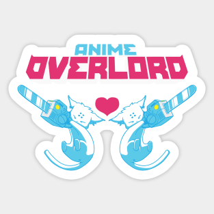 Anime Overlord, kittytime Sticker